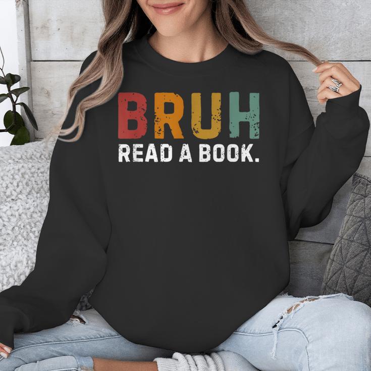 Bruh Read a Book Unisex Sweatshirt
