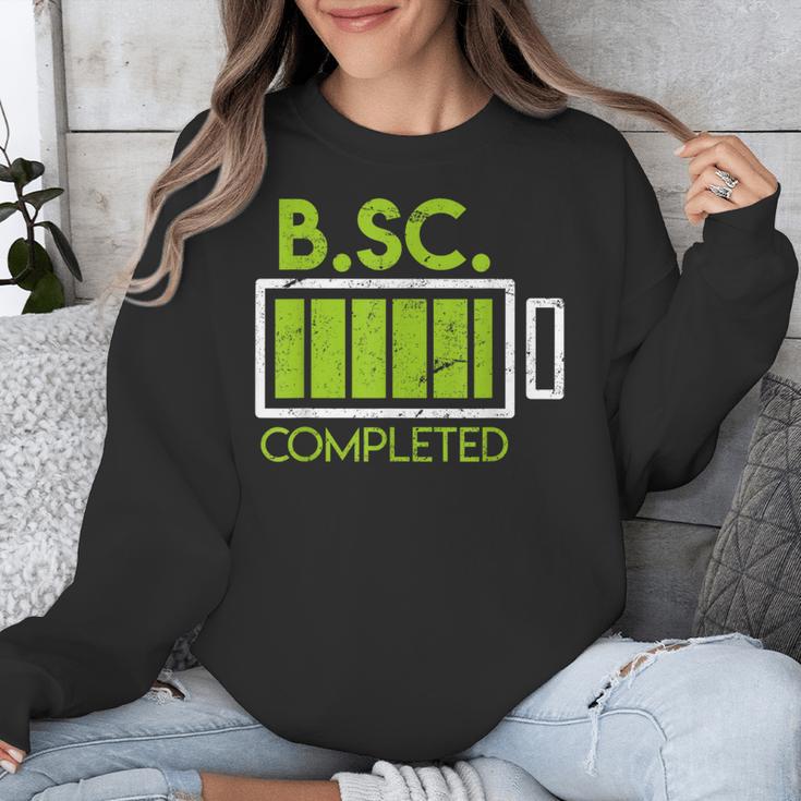 Bsc Completed Bachelor Of Science Graduation 2025 Unisex Sweatshirt