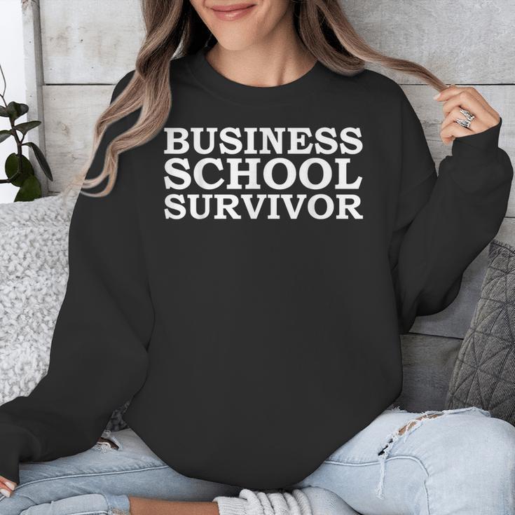 Business School Survivor MBA Graduation Graduate Unisex Sweatshirt