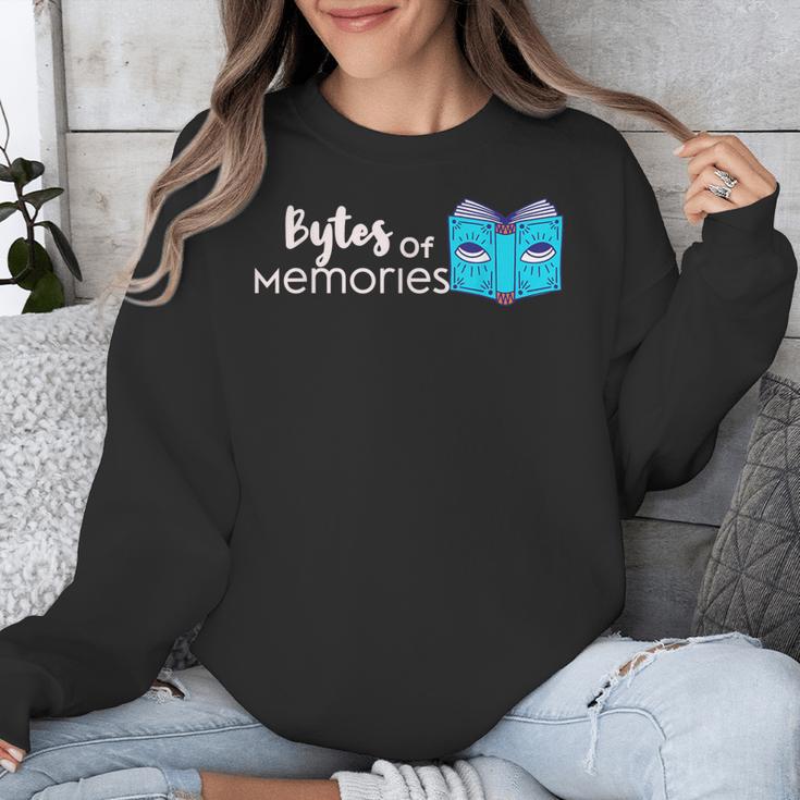 Bytes Of Memories Digital Nostalgia Concept Line Unisex Sweatshirt Bytes Of Memories Digital Nostalgia Concept Line Unisex Sweatshirt