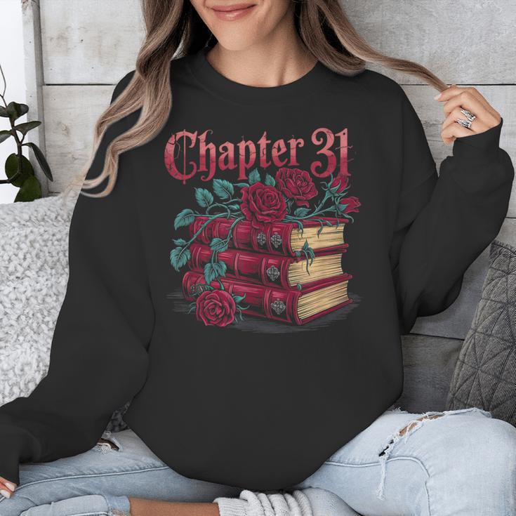 Chapter 31 Gothic 31st Birthday Book Lover Dark Romance Unisex Sweatshirt