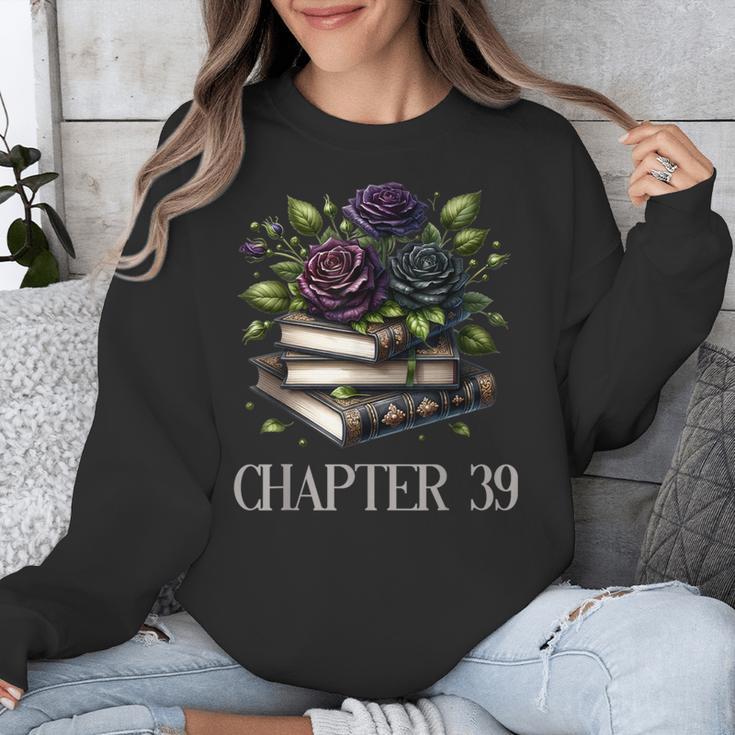 Chapter 39 39th Birthday Women Book Lovers Dark Romance Unisex Sweatshirt
