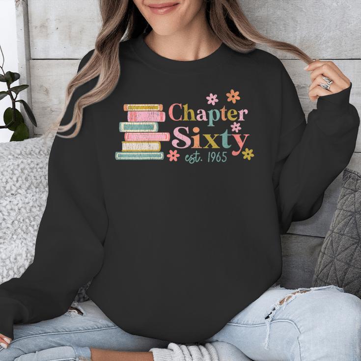 Chapter Sixty 60 Years Old 60th Birthday Book Lover Unisex Sweatshirt