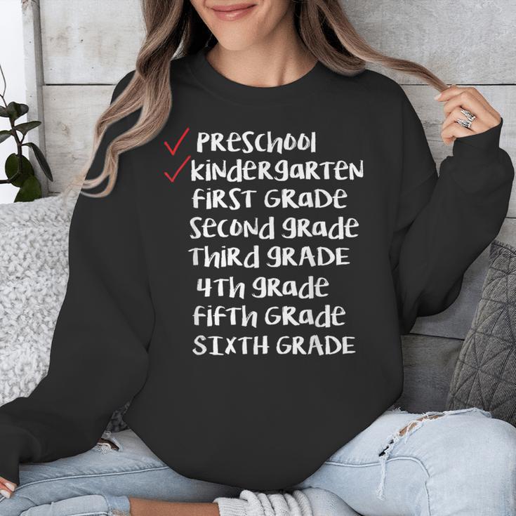 Checklist Kindergarten Class Of 2030 Shirt Graduation Unisex Sweatshirt