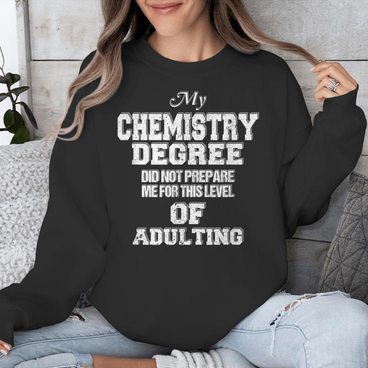 Chemistry Degree Graduation Quote Unisex Sweatshirt