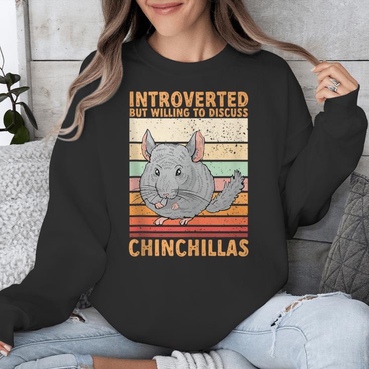 Chinchilla Owner Introvert Chinchilla Unisex Sweatshirt