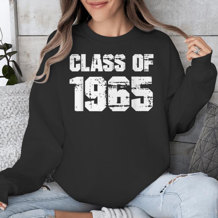Class Of 1965 High School College Graduation Reunion Unisex Sweatshirt