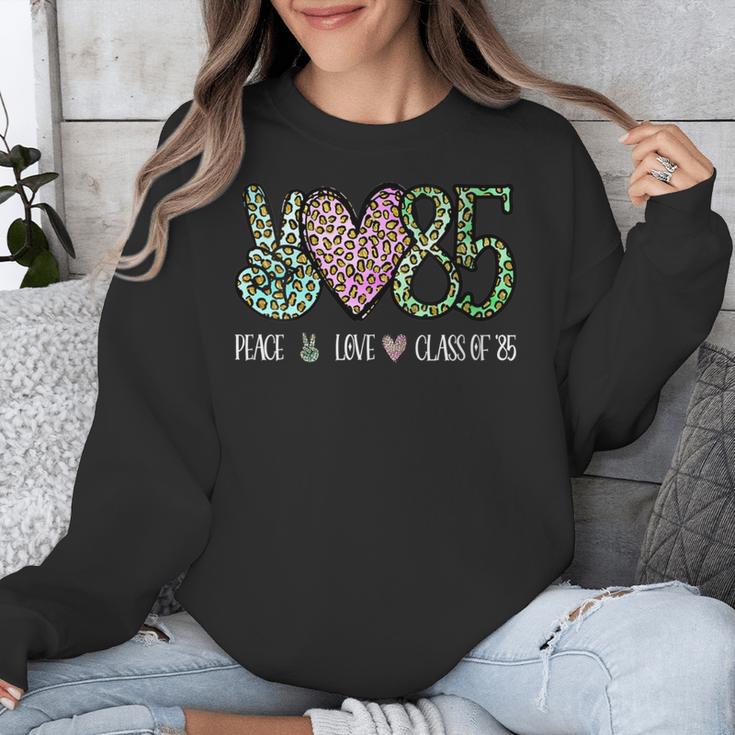 Class Of 1985 Shirt Leopard Senior Graduation Class Reunion Unisex Sweatshirt