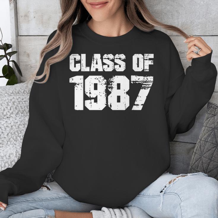 Class Of 1987 High School College Graduation Reunion Unisex Sweatshirt