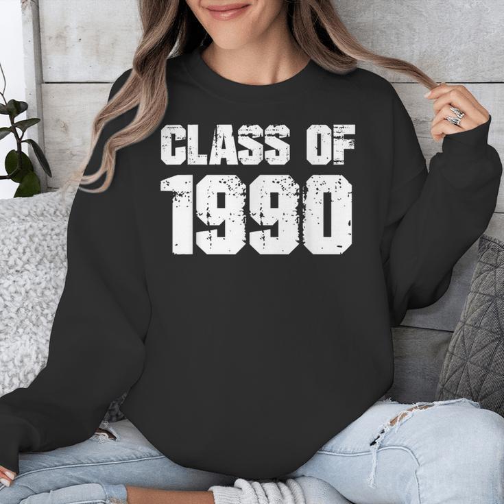 Class Of 1990 High School College Graduation Reunion Unisex Sweatshirt