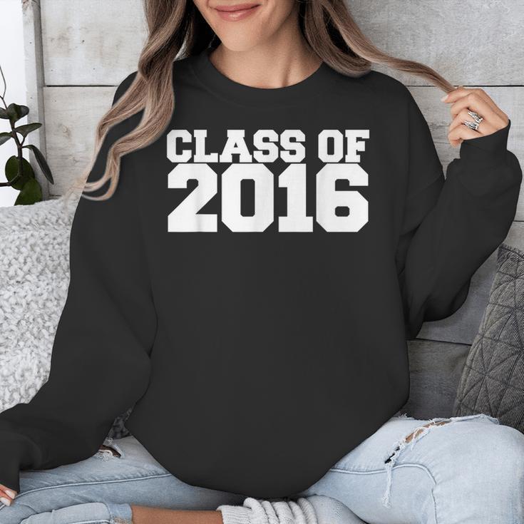 Class Of 2016 Senior Graduation Novelty FashionShirt Top Unisex Sweatshirt