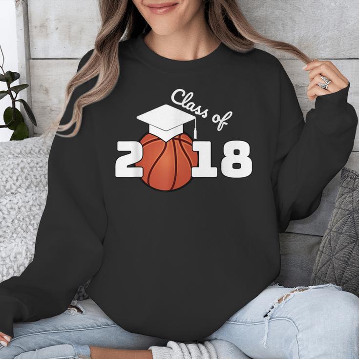 Class Of 2018 Basketball Senior Graduation Shirt Grad Unisex Sweatshirt