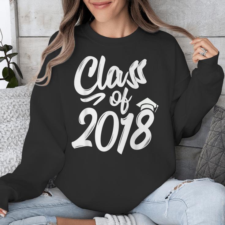 Class Of 2018 Graduation Cap Trendy Cute Unisex Sweatshirt