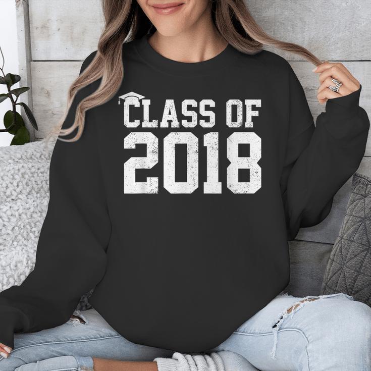 Class Of 2018 Graduation Senior High School College Unisex Sweatshirt