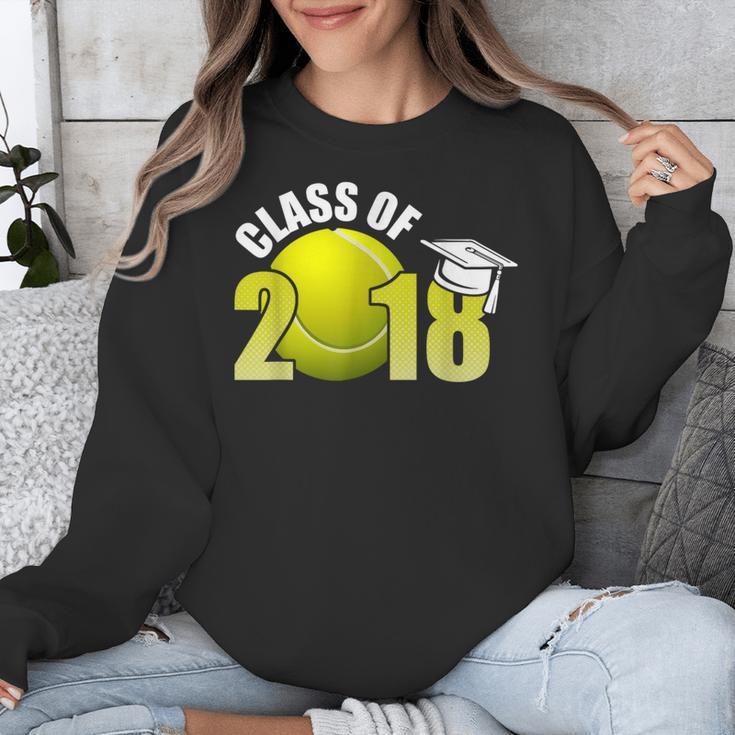Class Of 2018 Shirts Graduation Senior Tennis Shirt Unisex Sweatshirt