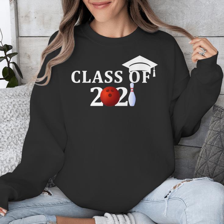 Class Of 2021 Graduation For Him Her Bowling Unisex Sweatshirt