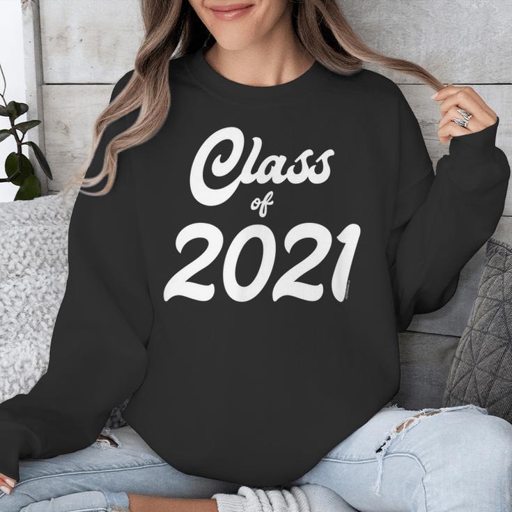 Class Of 2021 Graduation School Spirit Her Senior Class Unisex Sweatshirt