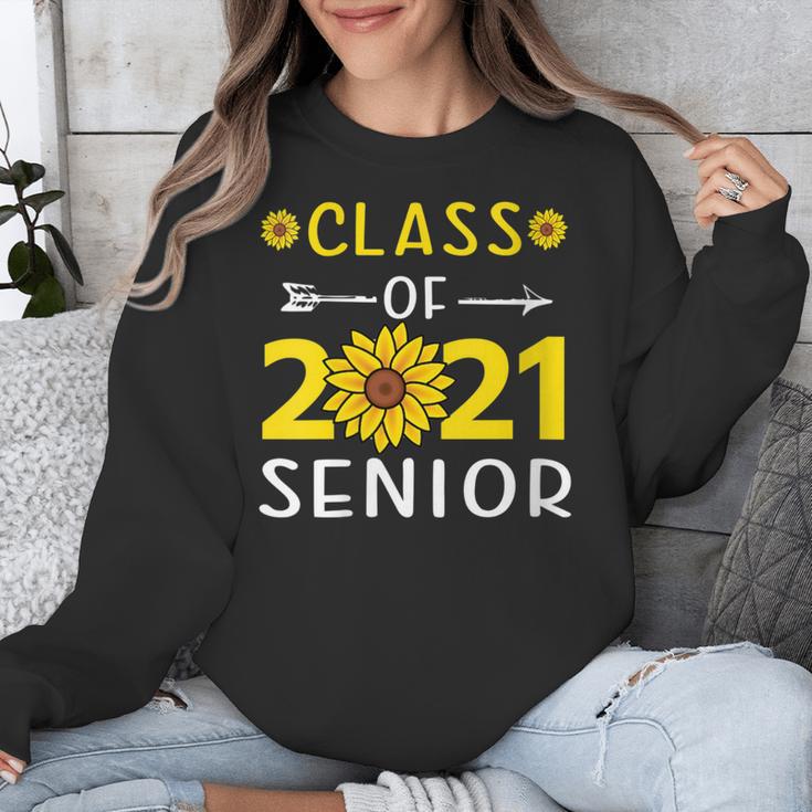 Class Of 2021 Senior Graduation Sunflower Unisex Sweatshirt