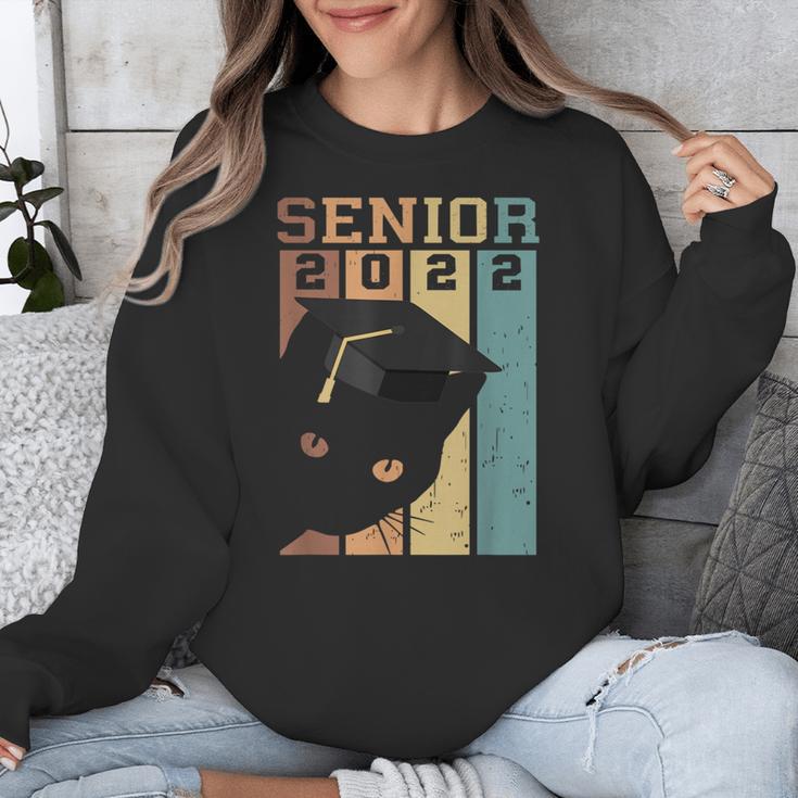 Class Of 2022 Graduation Cat Seniors Grad Unisex Sweatshirt