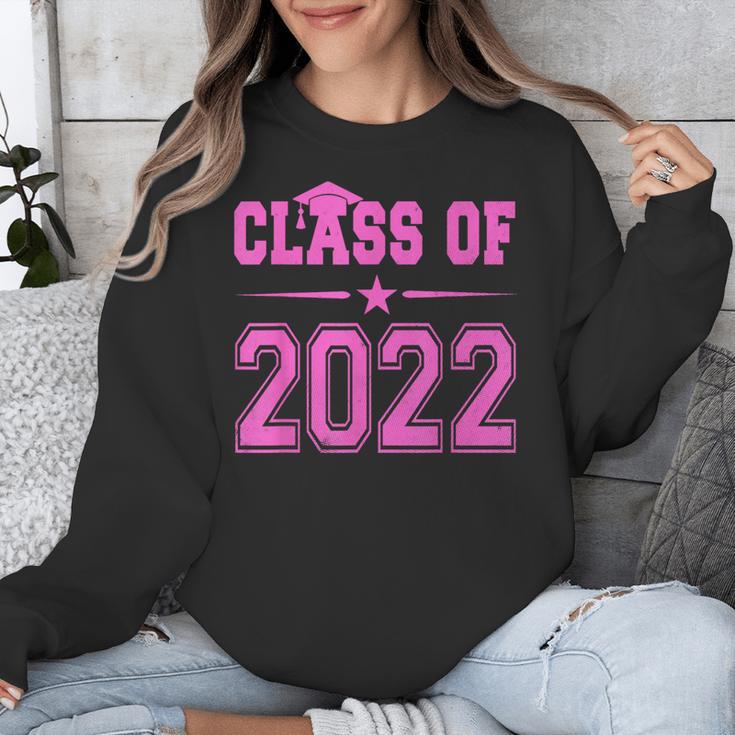 Class Of 2022 Pink Girls Shirt Graduation Unisex Sweatshirt