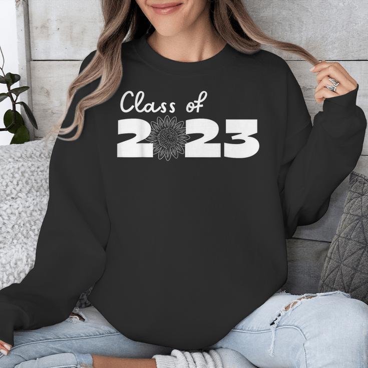 Class Of 2023 Seniors 23 Senior Graduation Idea Flower Unisex Sweatshirt