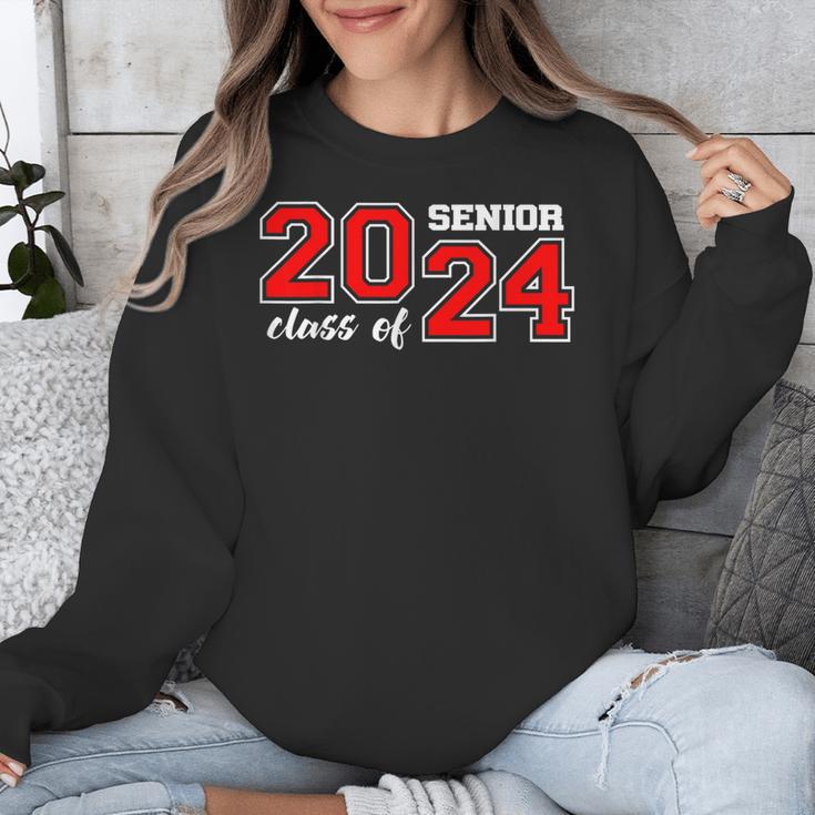 Class Of 2024 Senior Year Boys Girls School Graduation Unisex Sweatshirt