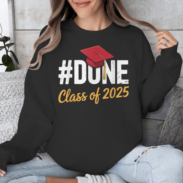 Class Of 2025 Graduation Hashtag DONE Graduate Unisex Sweatshirt