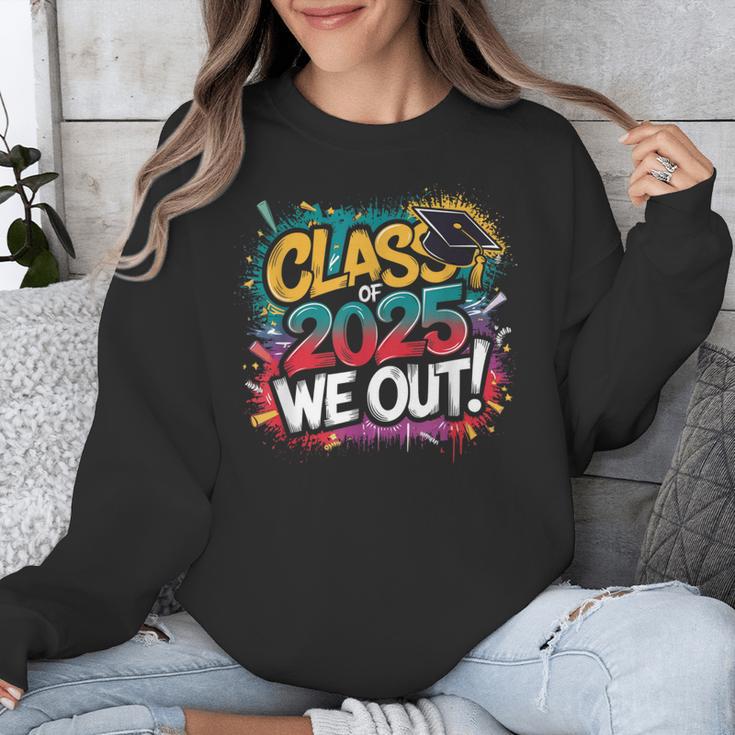 Class Of 2025 We Out Graffiti Graduation 2025 Unisex Sweatshirt