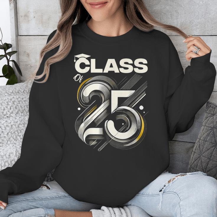 Class Of 2025 Shirt Graduation Senior High School College Unisex Sweatshirt