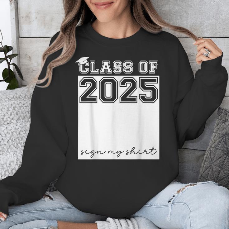 Class Of 2025 Sign My Shirt Senior 2025 Graduation Unisex Sweatshirt