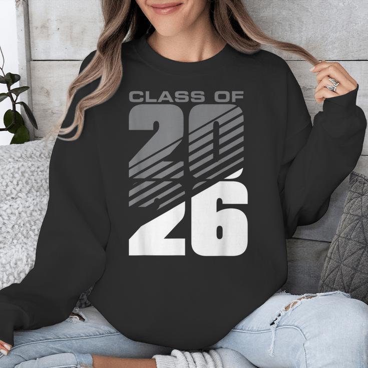 Class Of 2026 High School Senior Graduation Grey Sport Style Unisex Sweatshirt