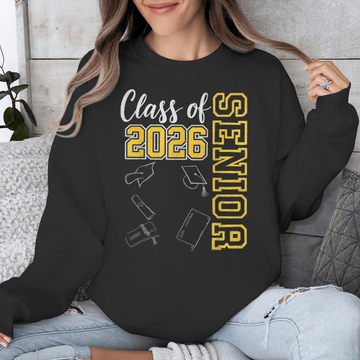 Class Of 2026 Senior 26 High School Graduation -Gold Unisex Sweatshirt