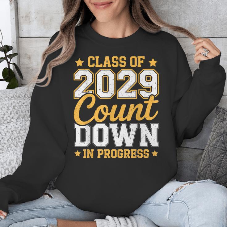 Class Of 2029 Count Down Fun First Day 8th Grade Graduation Unisex Sweatshirt