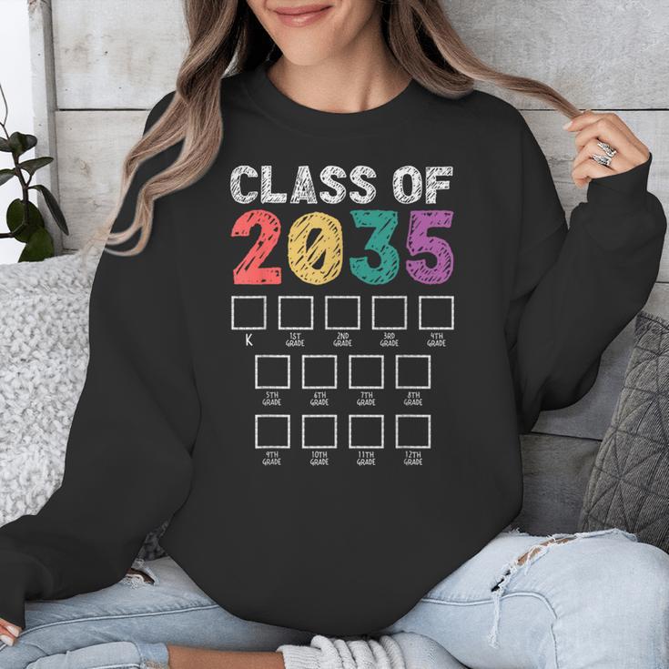 Class Of 2035 Graduation Check List Unisex Sweatshirt