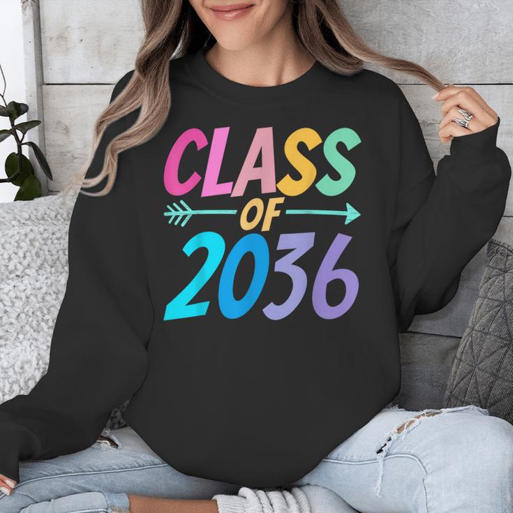 Class Of 2036 First Day Kindergarten Grow With Me Graduation Unisex Sweatshirt
