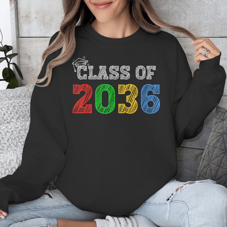 Class Of 2036 Grow With Me Graduation First Day Of School Unisex Sweatshirt
