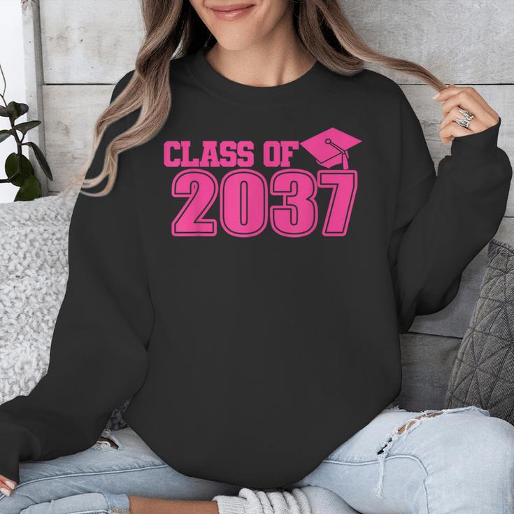 Class Of 2037 Pink Girls Growing Up School Memory Graduation Unisex Sweatshirt Class Of 2037 Pink Girls Growing Up School Memory Graduation Unisex Sweatshirt