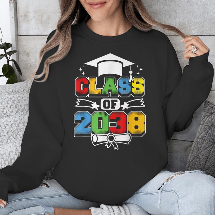 Class Of 2038 First Day Of School & Graduation 2038 Unisex Sweatshirt