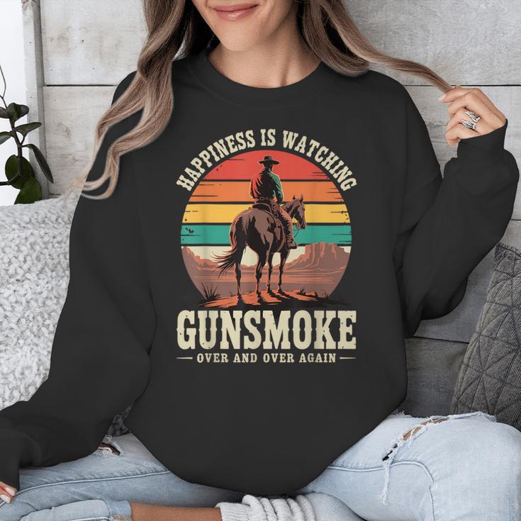 Classic Western Nostalgia Cowboy Sunset Unisex Sweatshirt