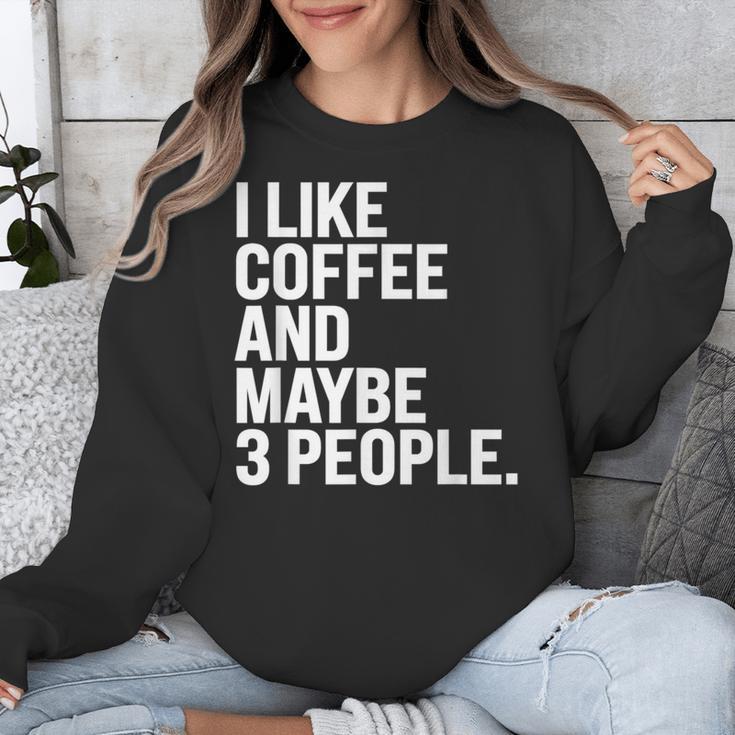 I Like Coffee Introvert Coffee Lovers Sarcastic Humor Unisex Sweatshirt I Like Coffee Introvert Coffee Lovers Sarcastic Humor Unisex Sweatshirt