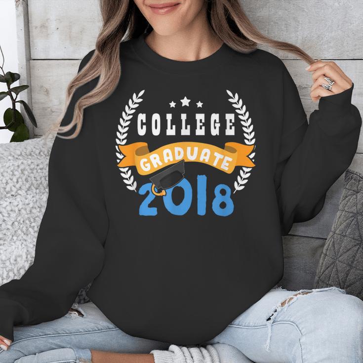 College Graduation Shirts Graduate Grad 2018 Unisex Sweatshirt