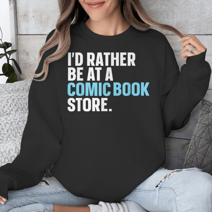 Comic Books Art For Men Women Comics Lover Comics Collector Unisex Sweatshirt