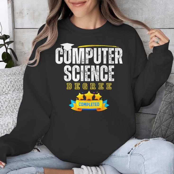 Computer Science Degree Graduation Senior Celebration Grad Unisex Sweatshirt