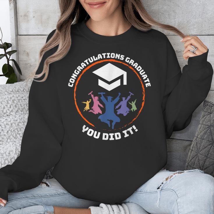 Congratulations Graduate You Did It Class Of 2024 Graduation Unisex Sweatshirt