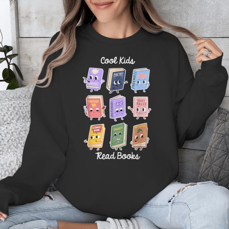 Cool Kids Read Books Apparel Unisex Sweatshirt