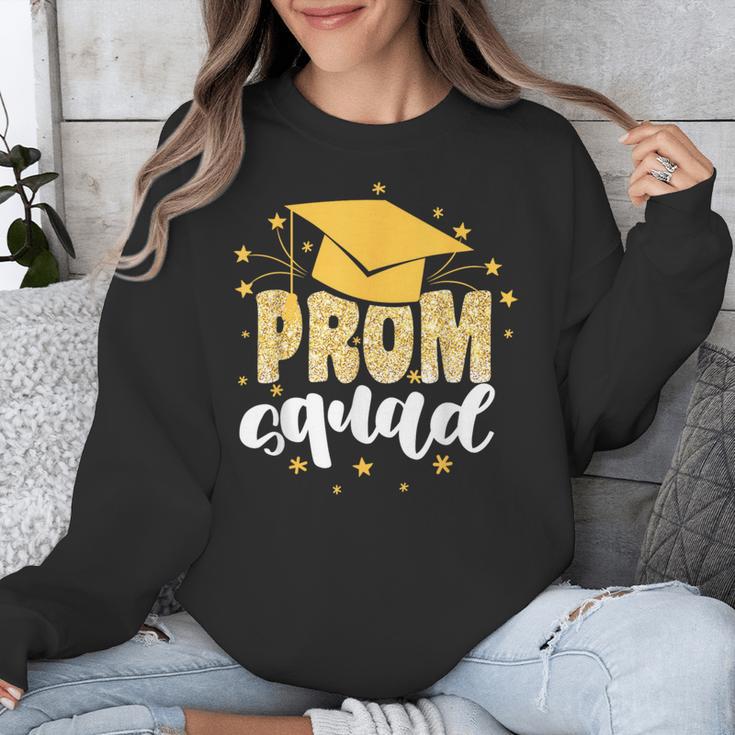 Cool Prom Squad 2025 Prom Graduation Party Matching 2025 Unisex Sweatshirt