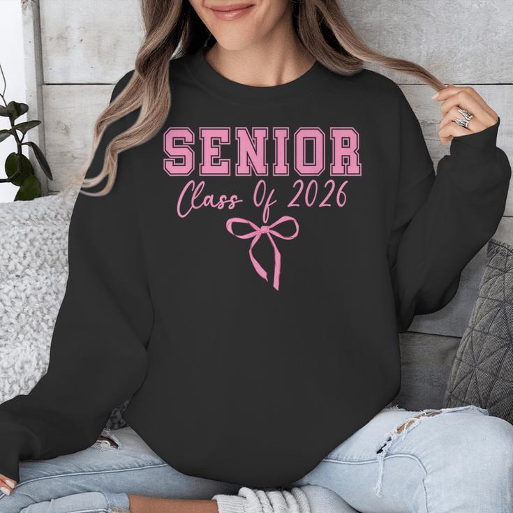 Coquette Senior 2026 Class Of 2026 Pink Bow Graduation 2026 Unisex Sweatshirt