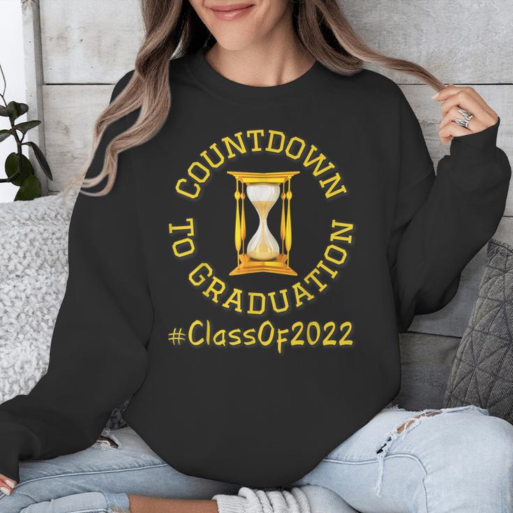 Countdown To Graduation Hourglass Senior Class Of 2022 Unisex Sweatshirt