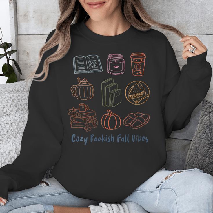 Cozy Bookish Fall Vibes Pumpkin Latte Books Autumn Reading Unisex Sweatshirt Cozy Bookish Fall Vibes Pumpkin Latte Books Autumn Reading Unisex Sweatshirt