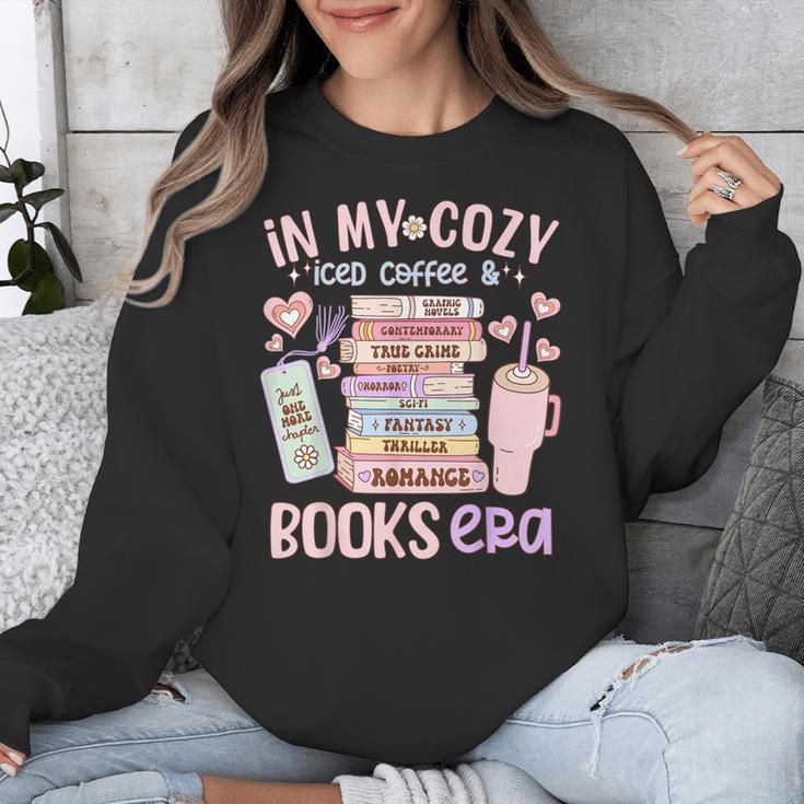 In My Cozy Iced Coffee And Books Era Unisex Sweatshirt In My Cozy Iced Coffee And Books Era Unisex Sweatshirt